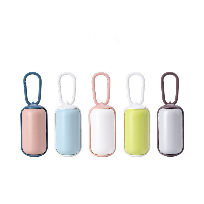 Pocket poop bag holder detail