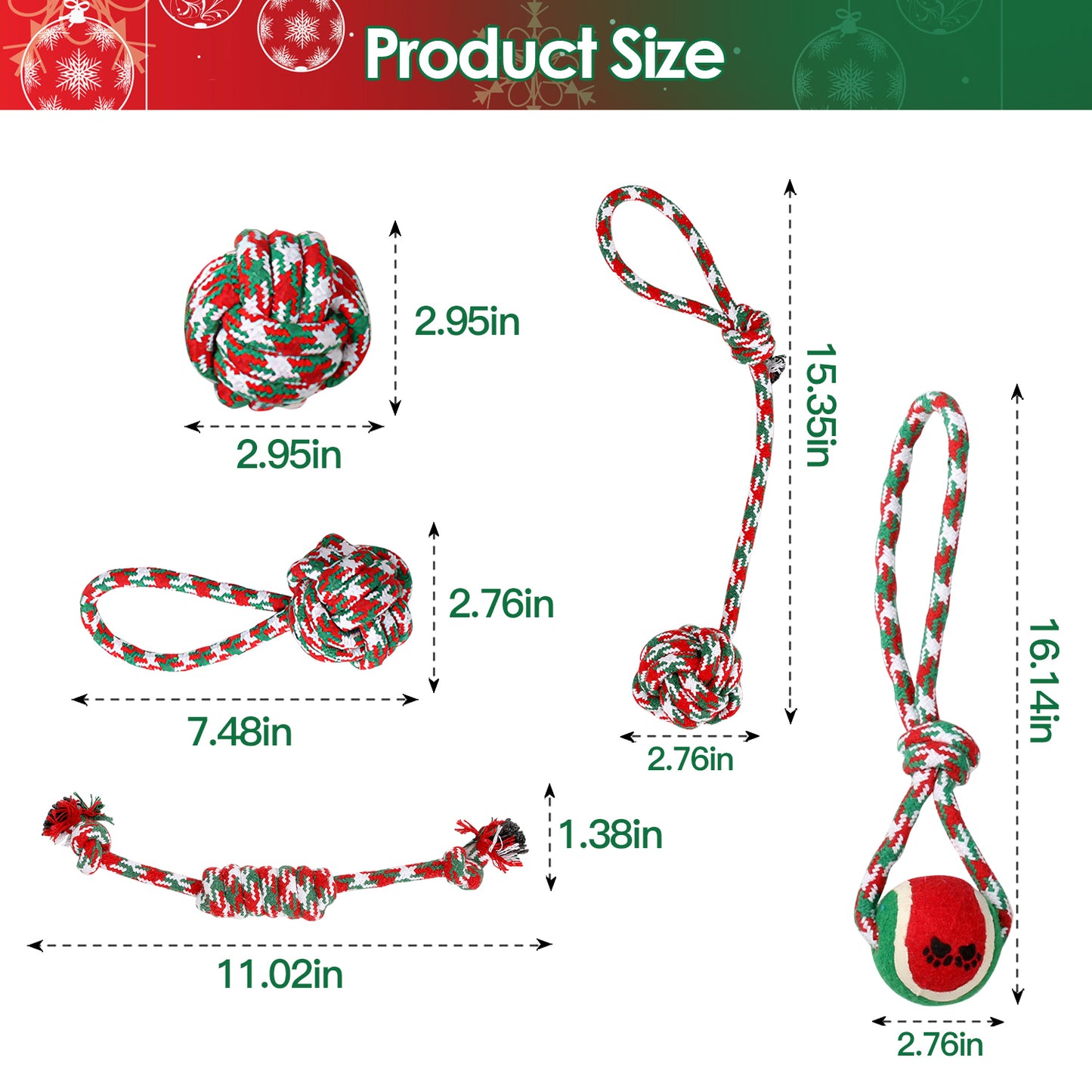 Five-Piece Rope Toy Set