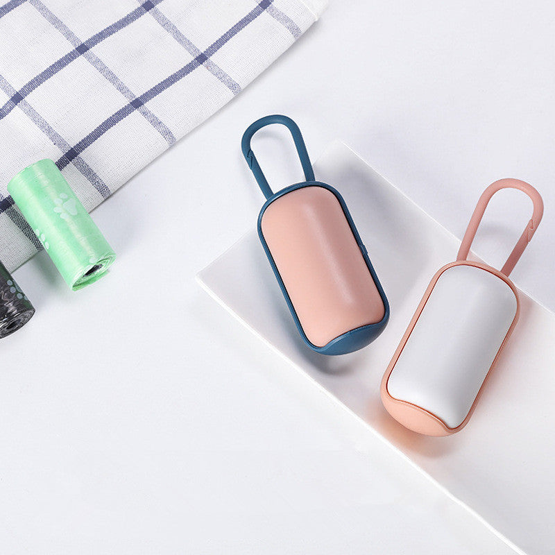 Pocket poop bag holder detail
