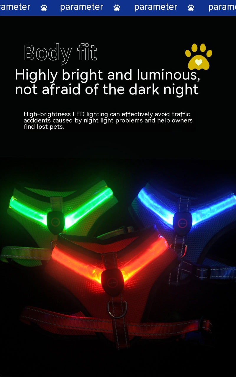 LED Safety Harness, USB Rechargeable — Marloft, product photo 11 of 18