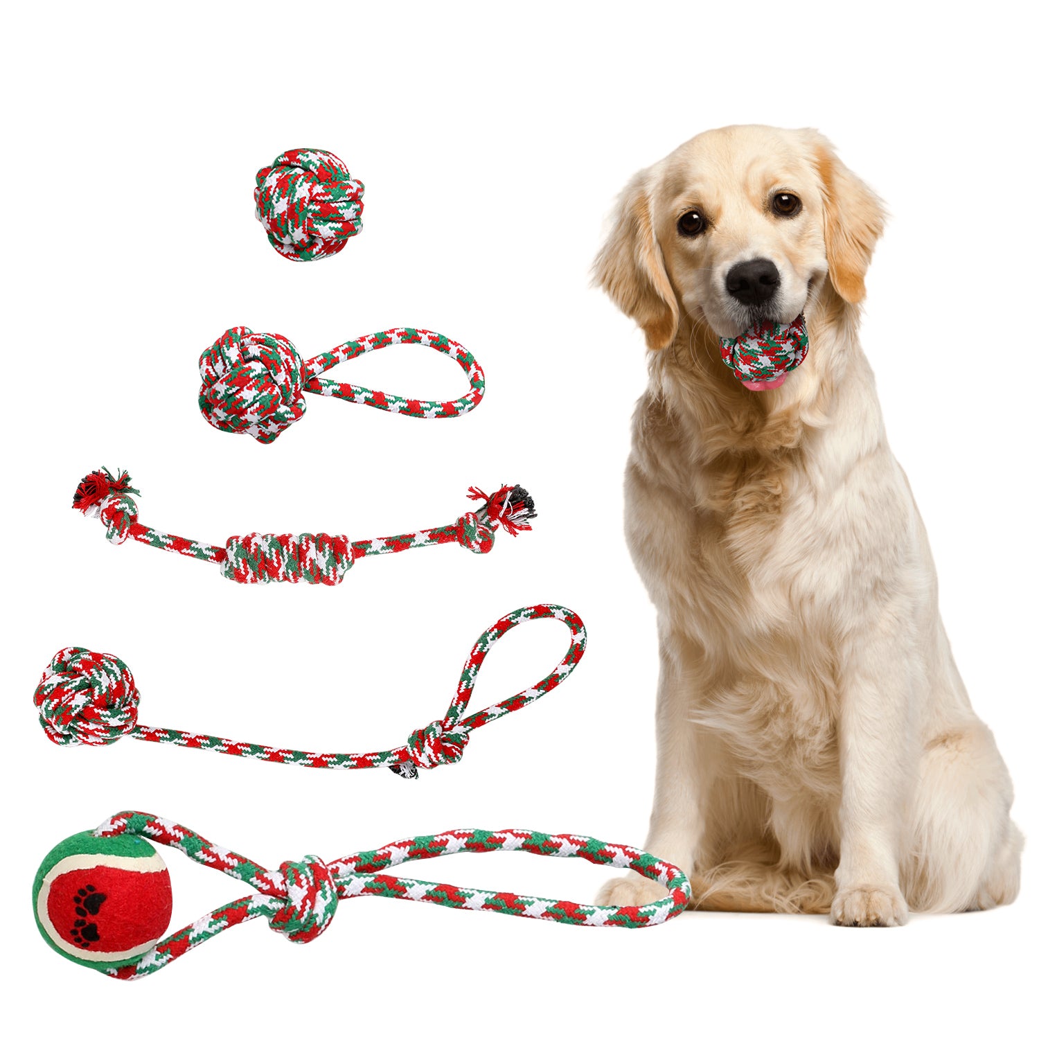 Five-Piece Rope Toy Set
