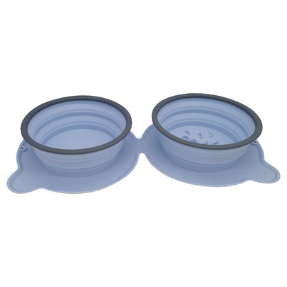 Collapsible Double Travel Bowl — Marloft, product photo 4 of 17