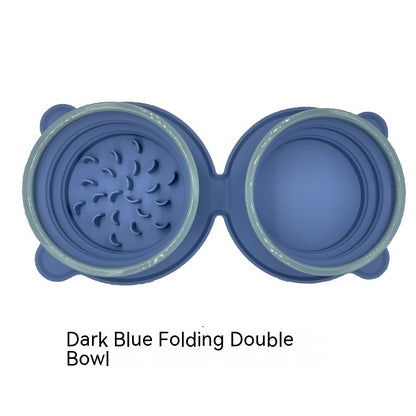 Collapsible Double Travel Bowl — Marloft, product photo 16 of 17