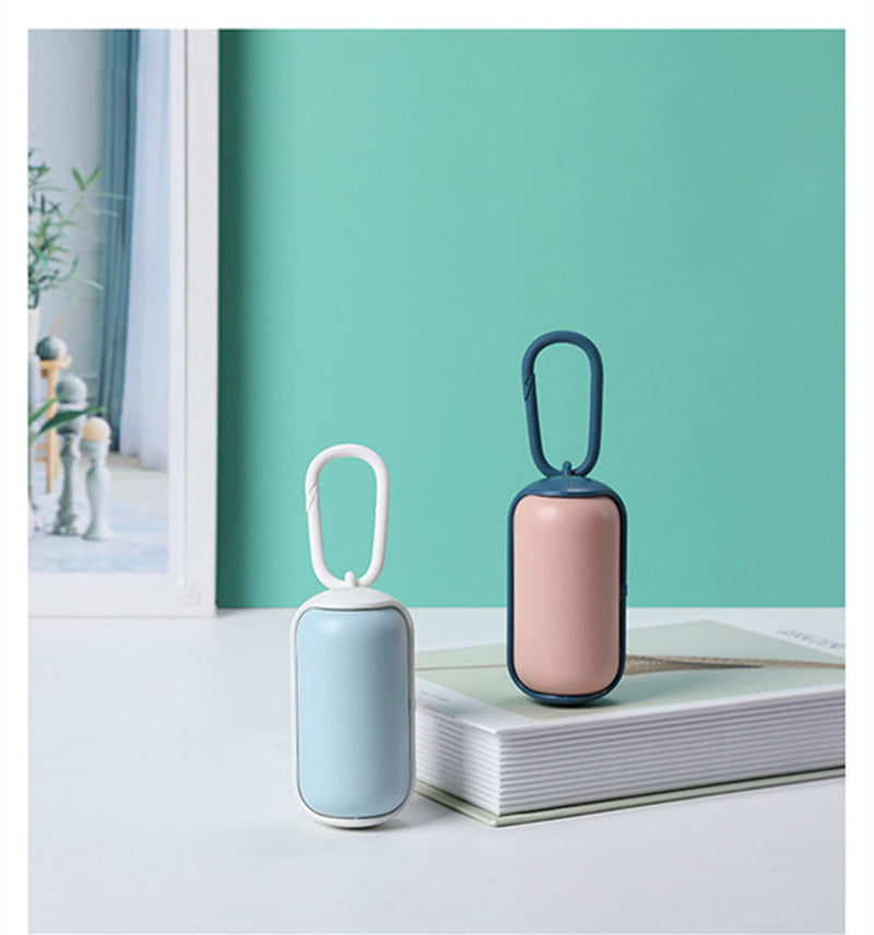 Pocket poop bag holder detail