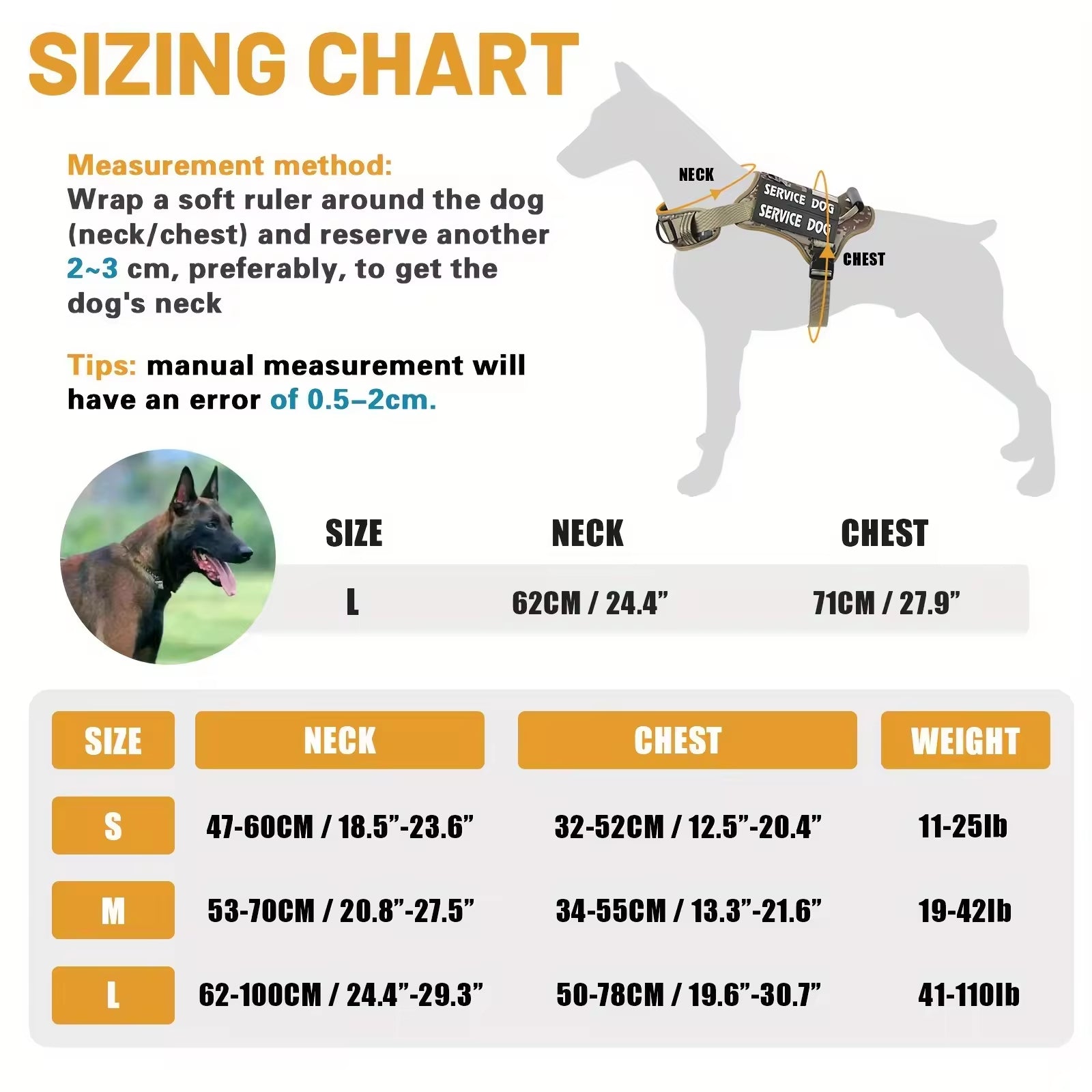 Tactical dog harness four-point adjustment detail