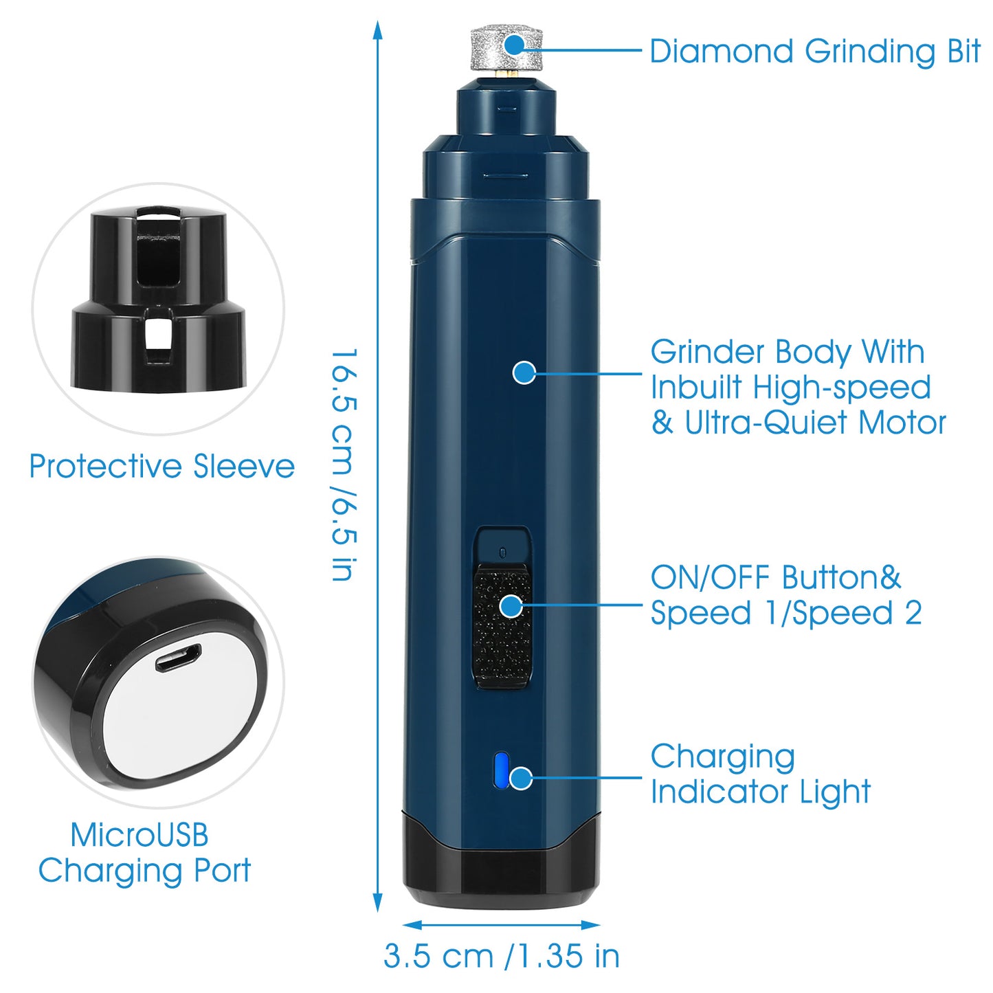 Nail grinder specifications