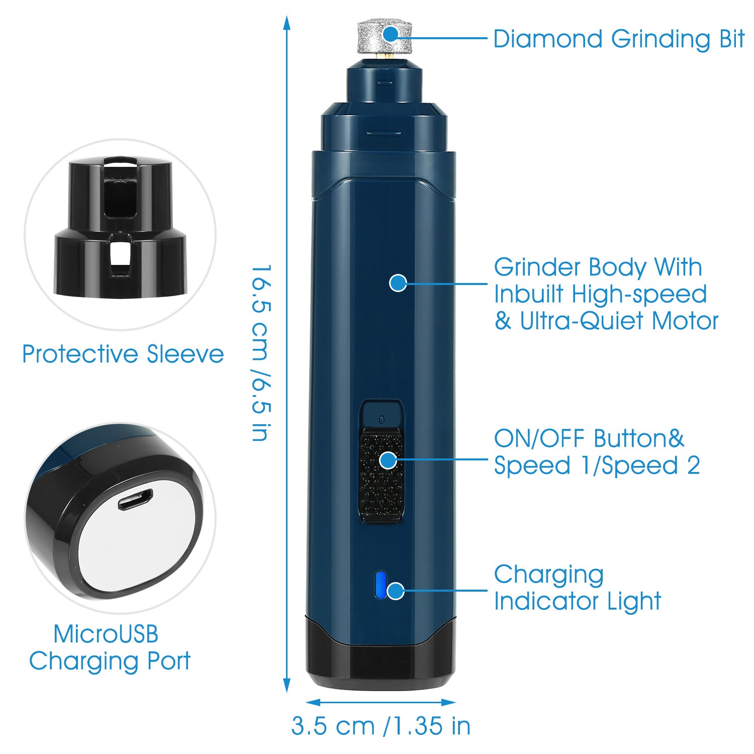 Nail grinder specifications