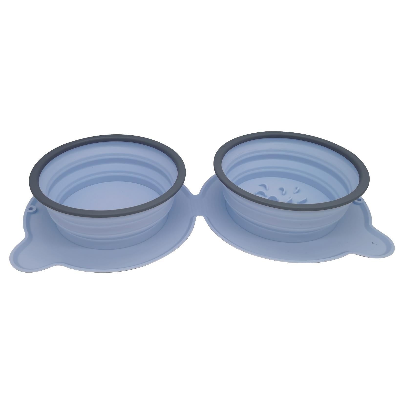 Collapsible Double Travel Bowl — Marloft, product photo 14 of 17
