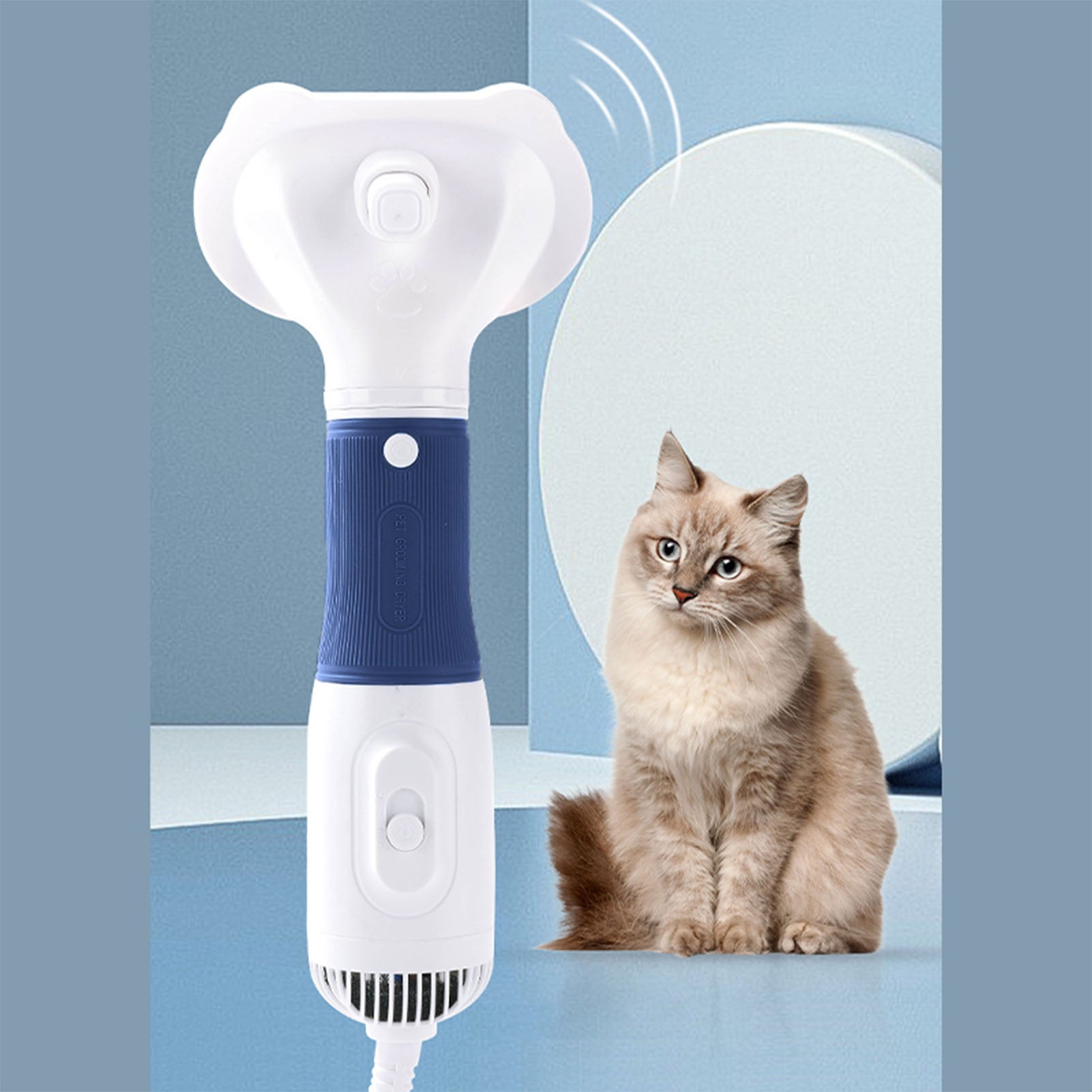 Low-Noise Coat Dryer with Slicker Brush