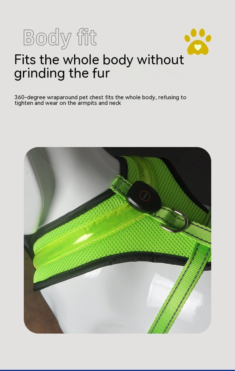 LED Safety Harness, USB Rechargeable — Marloft, product photo 9 of 18