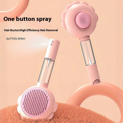 2-in-1 Self-Cleaning Grooming Brush — Marloft, product photo 3 of 12
