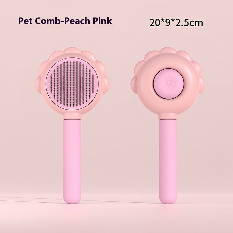 2-in-1 Self-Cleaning Grooming Brush — Marloft, product photo 10 of 12