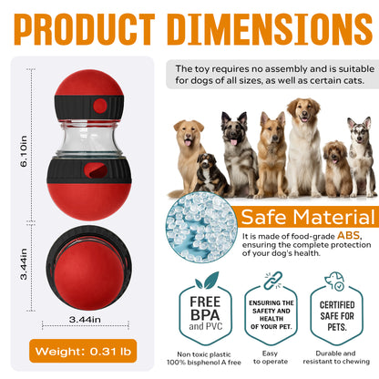 Adjustable Treat-Dispensing Puzzle Ball