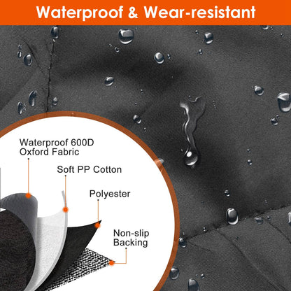Waterproof Back Seat Cover with Safety Tether