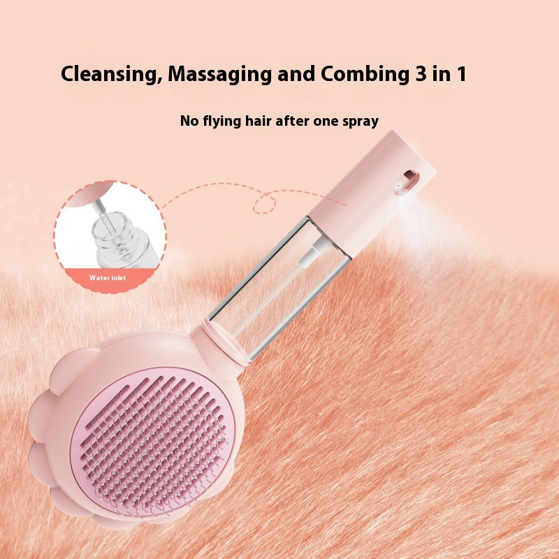2-in-1 Self-Cleaning Grooming Brush — Marloft, product photo 4 of 12