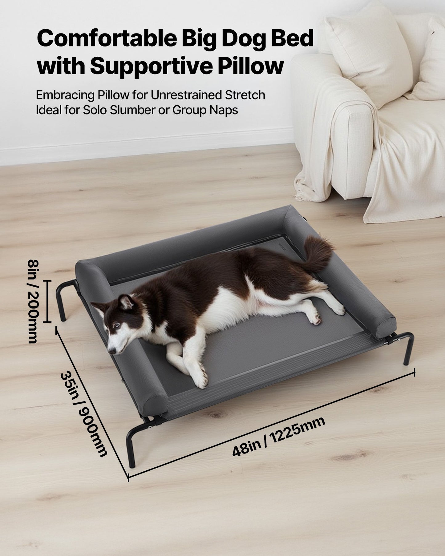 Elevated Cooling Cot Bed