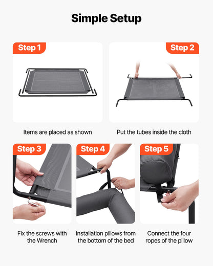 Elevated Cooling Cot Bed